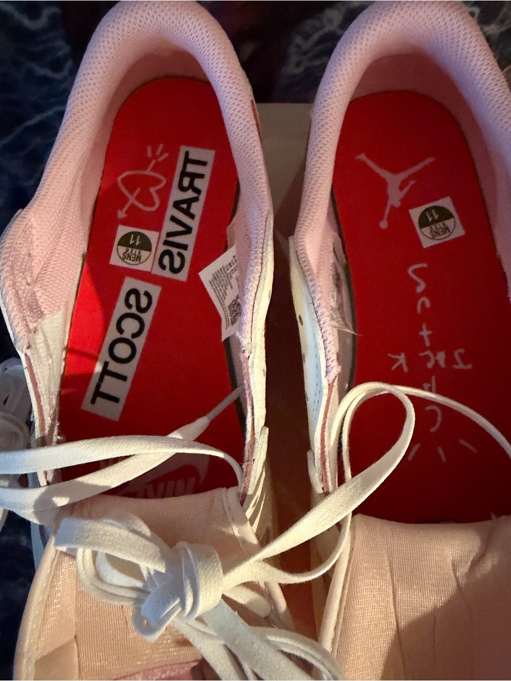 Air Jordan 1 low OG SP Travis Scott ‘Tropical Pink’-men’s 11 - Picture 7 of 12